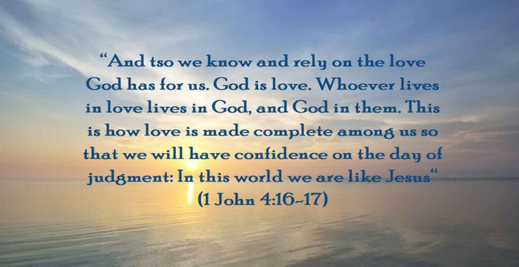 1 John 4:16-17