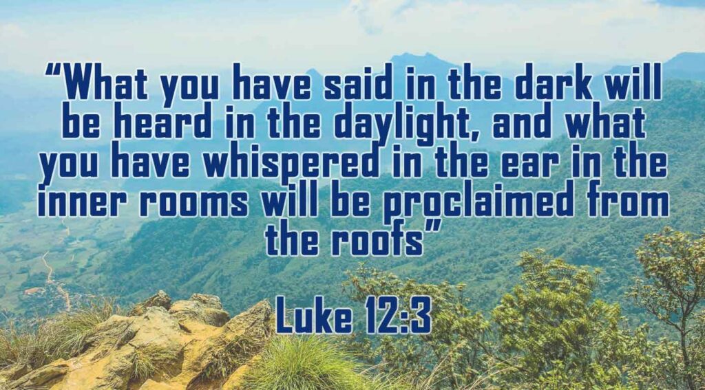 Luke 12:3