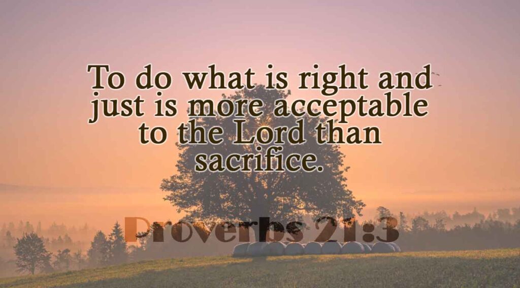 Proverbs 21:3