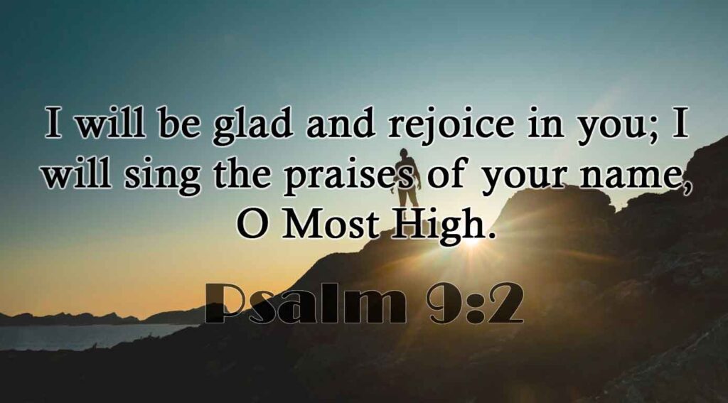 Psalm 9:2