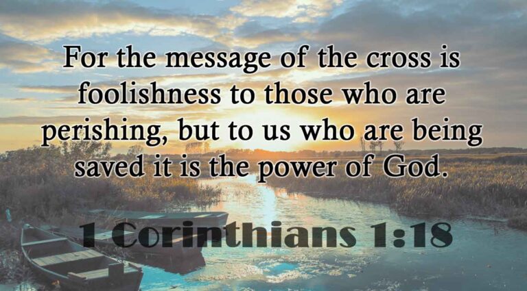 1 Corinthians 1:18 – Catholic | San Jose Filipino Ministry