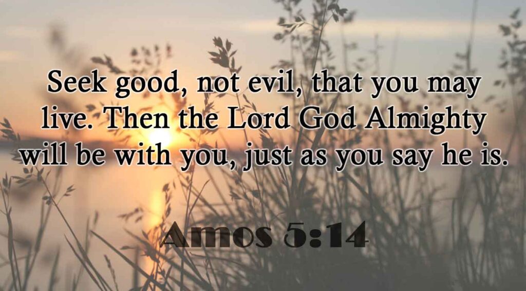 Amos 5:14