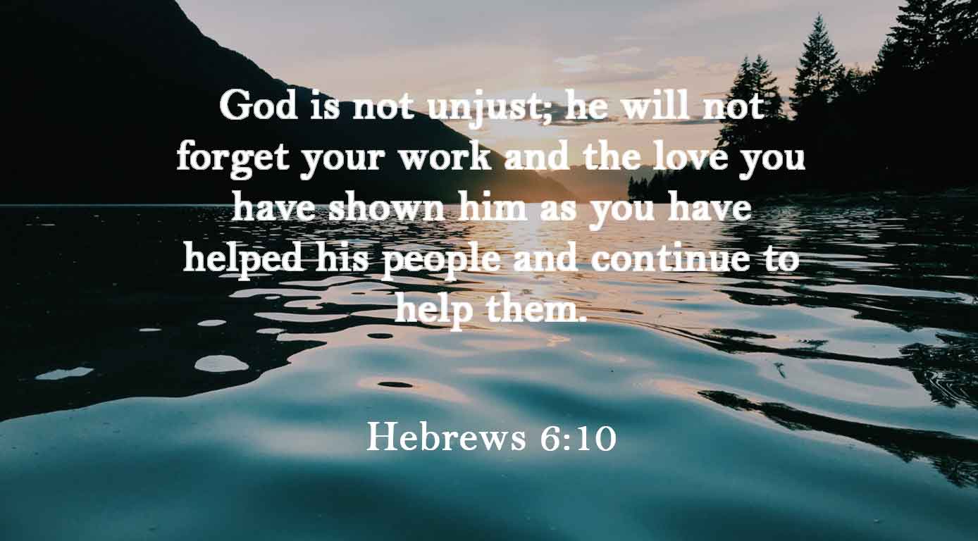 Hebrews 6:10 – Catholic | San Jose Filipino Ministry