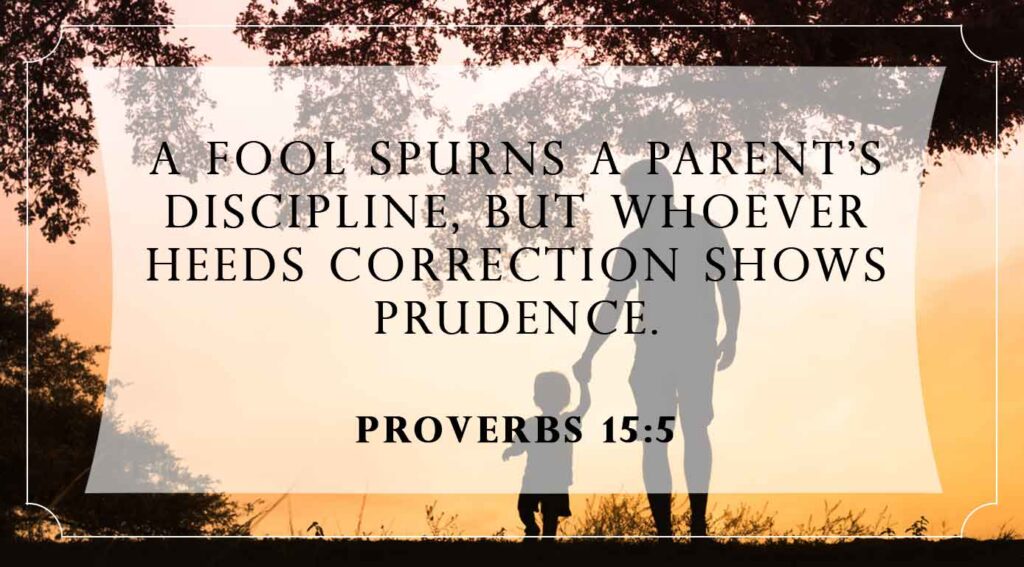 Proverbs 15:5