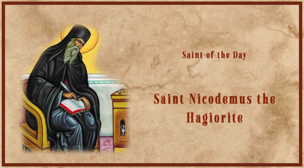Saint Nicodemus the Hagiorite