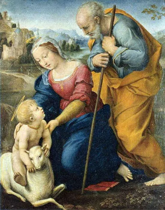 The Holy Family of Jesus, Mary, and Joseph