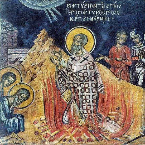 Saint Polycarp, Bishop and Martyr